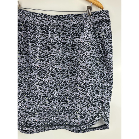 NWT CJ Banks Pull On Skort Skirt + Shorts Speckled Golf Athleisure Plus Size 2X - Picture 4 of 11